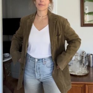 Ralph Lauren suede vintage blazer M